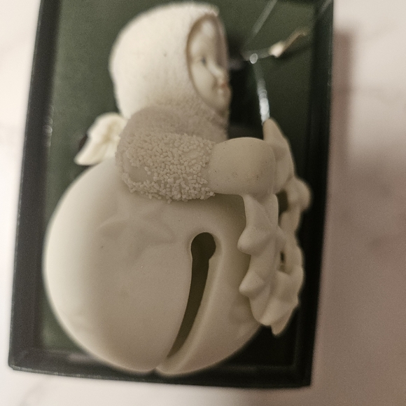 NIB VINTAGE SNOWBABIES ONAMENT Winter Tales Little Drummer Jinglebaby Dept.56 - Picture 6 of 9